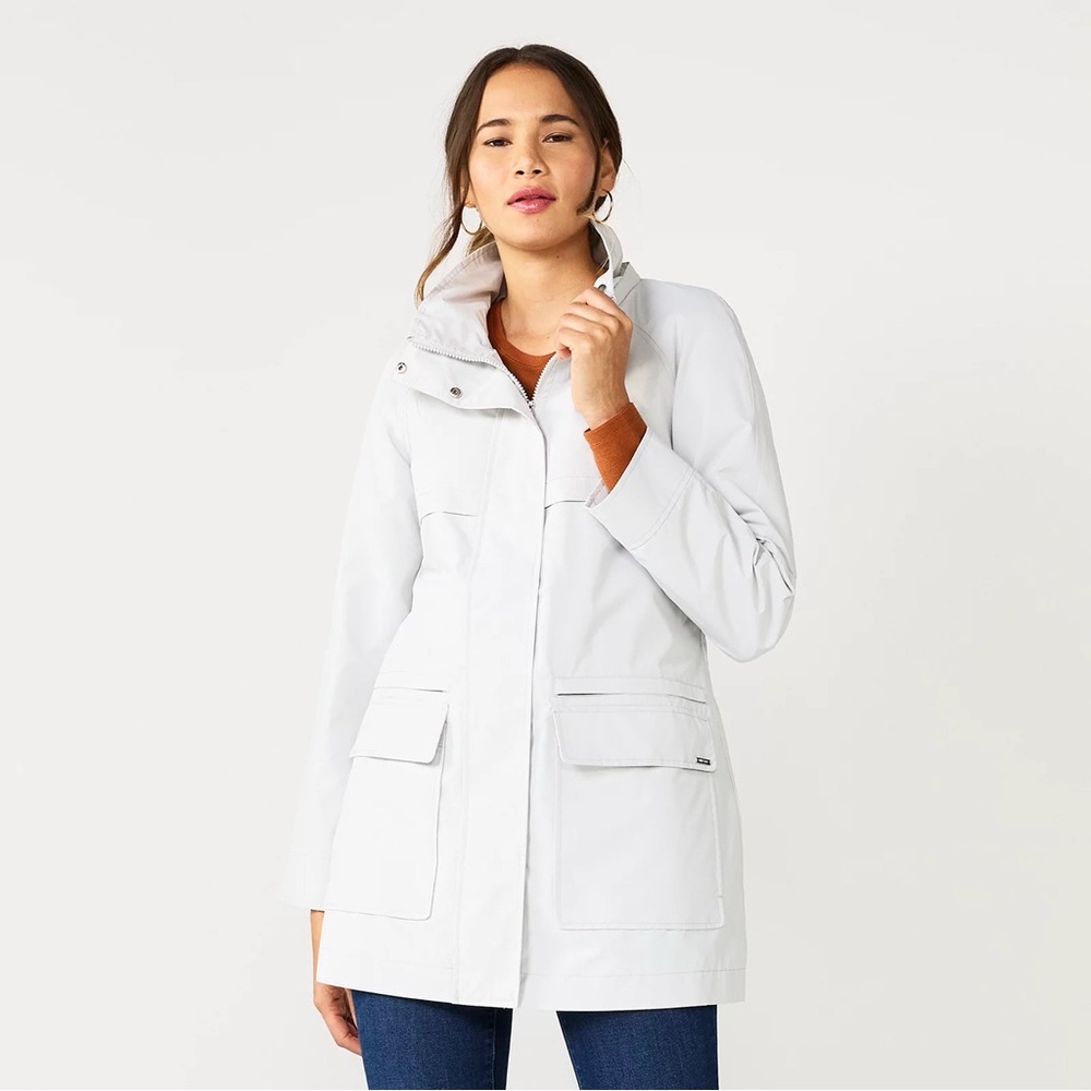 Women's Nine West Mac Hooded Raincoat